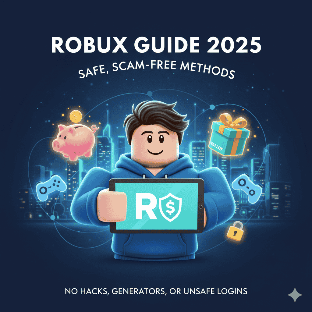 Beginner-friendly guide explaining safe and realistic ways to earn free Robux in 2025