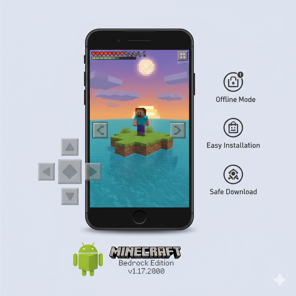 Minecraft APK v1.17.200 free download for Android mobile gameplay